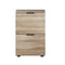 Artiss Filing Cabinet Files Storage Office Shelves File Organiser Oak 2 Drawer