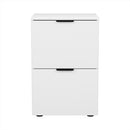 Artiss Filing Cabinet Files Storage Office Shelves File Organiser White 2 Drawer