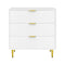 Artiss 3 Chest of Drawers Lowboy Cabinet White