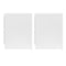 Artiss 2x Bedside Table 2 Drawers - PEPE White
