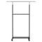 Artiss Clothes Rack Double Rod Airer Rail Coat Stand Adjustable Hanger