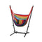 Hammock Chair Outdoor Camping Hanging with Stand Rainbow