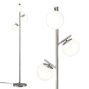 Artiss 3-Light Tree Floor Lamp 165cm Tall Standing Light with Sphere Glass Shades for Modern Homes