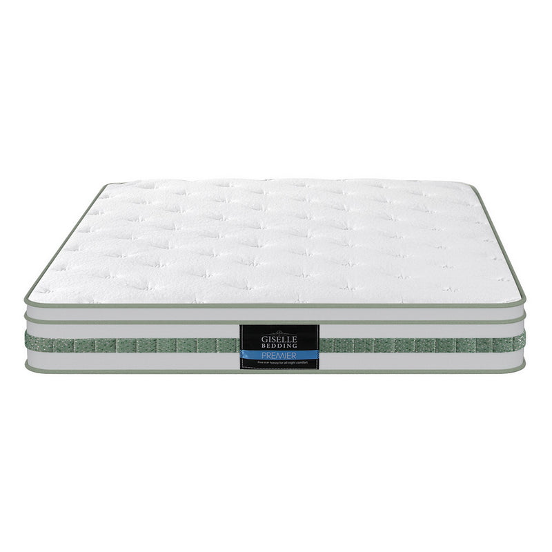 20cm Giselle Mattress King Green Tea Mattresses