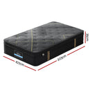 35cm Giselle Mattress King Single Bed Bamboo Pocket Firm Foam