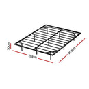 Artiss Double Bed Frame,Floating Metal Bed Frame with Smart LED Lights - Sturdy Metal Platform Bed Base, Silent Design, Tool-Free Assembly, 300KG Capacity for Home/Hotel/Master Bedroom