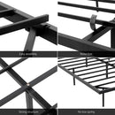 Artiss Double Bed Frame,Floating Metal Bed Frame with Smart LED Lights - Sturdy Metal Platform Bed Base, Silent Design, Tool-Free Assembly, 300KG Capacity for Home/Hotel/Master Bedroom