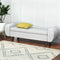 Artiss Storage Ottoman Blanket Box Armrest 140cm Grey