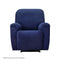 Artiss Recliner Chair Covers 1 Seater Velvet Navy