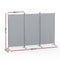 Artiss 3 Panel Room Divider Screen 260x180cm Fabric Grey