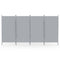Artiss 4 Panel Room Divider Screen 345x180cm Fabric Grey