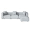 Artiss Modular Sofa Chaise Set 4-Seater Grey