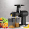 Devanti Cold Press Slow Juicer Fruit Juice Extractor 160W Black
