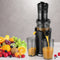 Devanti Slow Juicer Cold Press Fruit Juice Extractor 200W Black
