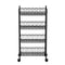 Artiss 4-Tier Shelving Unit Adjustable Garage Storage Kitchen Rack With Wheels