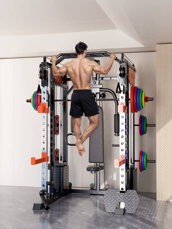 130kgs pin loaded SmartFit M1 Ultra Leg Press and Chest Fly Multi Functional Training Smith Machine Home Gym