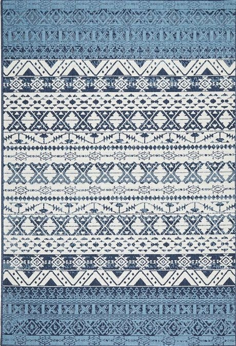 Seaside 3333 White Blue by Rug Culture-320X230CM - RECTANGLE