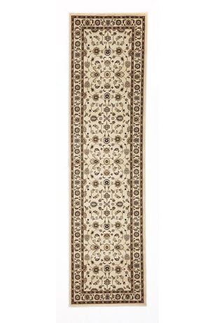 Sydney 1 Ivory Ivory Runner Rug by Rug Culture - 400X80CM - RUNNER
