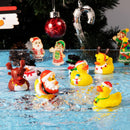 2025 Advent Calendar Christmas Ducks - 24pcs Rubber Duck Advent Calendar 24 Days of Christmas Countdown Toys for Christmas Gifts Party Favors Kids Toddlers Random Duck Gift Box