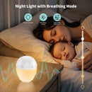 3 in 1 Smart Sound Machine, White Noise Machine with Noise Detection, Night Light, Bluetooth Speaker, Rechargeable Battery, 26 Soothing Sounds and Portable Design for Kids & Adults