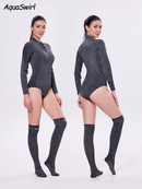 2MM jellyfish suit diving wet clothes jellyfish suit snorkeling swimsuit super elastic skin-friendly 2-piece jumpsuit+stockings