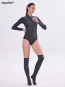2MM jellyfish suit diving wet clothes jellyfish suit snorkeling swimsuit super elastic skin-friendly 2-piece jumpsuit+stockings