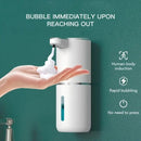 380ml touchless sensor automatic soap dispenser - wall-mounted, rechargeable lithium battery, USB charging, modern black design, suitable for bathroom and kitchen, bathroom soap dispenser | modern soap dispenser | touchless soap dispenser