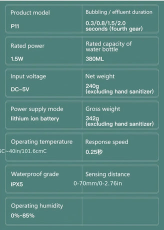 380ml touchless sensor automatic soap dispenser - wall-mounted, rechargeable lithium battery, USB charging, modern black design, suitable for bathroom and kitchen, bathroom soap dispenser | modern soap dispenser | touchless soap dispenser