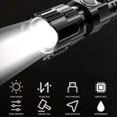 1 USB rechargeable flashlight, ultra-bright LED handheld outdoor emergency light, with telescopic zoom, wide beam, 1800mAh lithium battery, 150 lumens, suitable for camping, hiking, exploration and daily use, camping flashlight