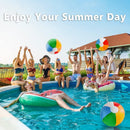 12'' Beach Ball for Kids: 14 Pack Beach Balls Bulk Inflatable Pool - Beach Balls Bulk Hawaiian Tropical Theme Christmas Party Decorations Favors Supplies