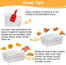 Air Fryer Rack for Ninja Dual Airfryer, 3pcs Stackable Stainless Steel Dehydrator Rack, Rectangle Double Air Fryer Accessories, Ninja Dual Airfryer Accessories