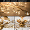 Crystal Chandelier Vintage, 4 Lights, Gold