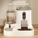 2-in-1 Automatic Cat Food & Water Dispenser