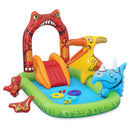 190L Jurassic Splash Water Play Centre, Bright Dinosaur Theme with Slide
