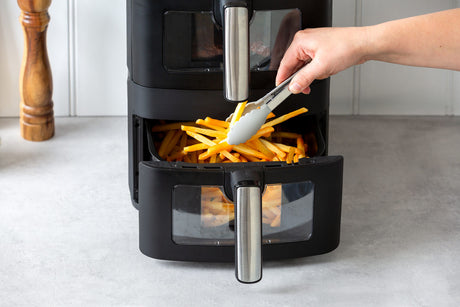 13L Dual Zone 2300W Double Stack Air Fryer with Foldable Top Display