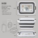 45L Space-Saving  Laundry Basket – Collapsible Hamper for Dorms, RVs, Homes & Garages