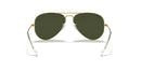 Aviator Classic Sunglasses in Gold and Green