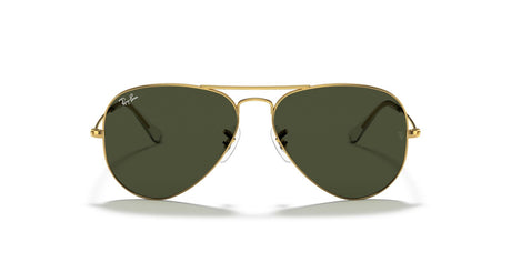 Aviator Classic Sunglasses in Gold and Green