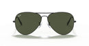 Aviator Large Metal II Sunglasses in Black and Green