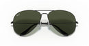 Aviator Large Metal II Sunglasses in Black and Green