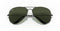 Aviator Large Metal II Sunglasses in Black and Green