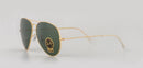 Aviator Large Metal II Sunglasses in Gold and Green