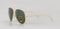 Aviator Large Metal II Sunglasses in Gold and Green