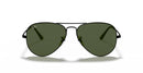 Aviator Metal II in Black and Green Sunglasses