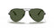 Aviator Metal II in Black and Green Sunglasses