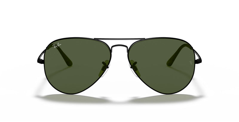 Aviator Metal II in Black and Green Sunglasses