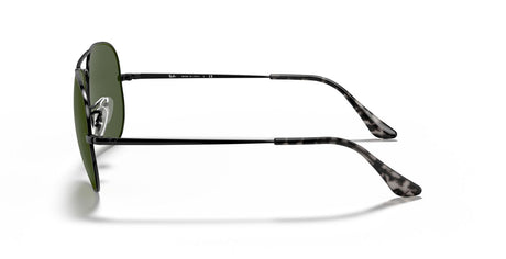 Aviator Metal II in Black and Green Sunglasses
