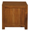 Amsterdam Solid Mahogany Timber 1 Drawer Bedside Table (Light Pecan)