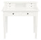 Winston 6 Drawer Solid Timber Writing Desk (White)