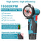 800W Mini Cordless Brushless Angle Grinder Cutting Tool W/ 2x Battery & Charger